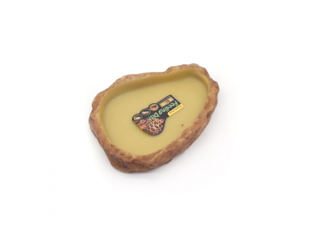 Кормушка-камень пластиковая Exo Terra Feeding Dishes средняя, 12х15х2 см