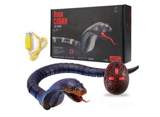 Игрушка Кобра на РУ (свет) в коробке