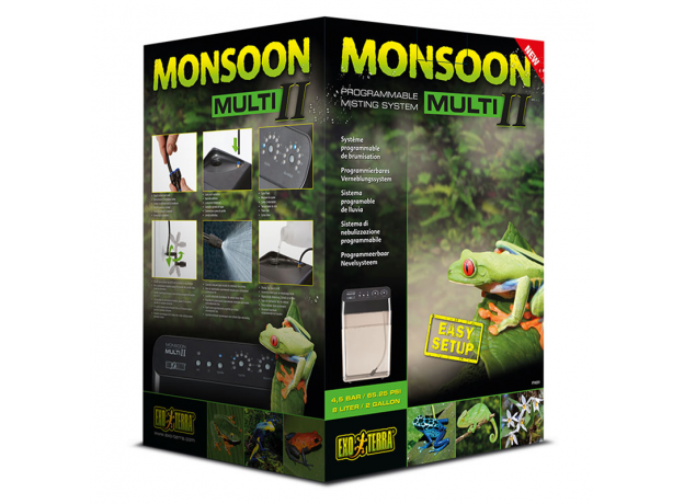 Система осадков для террариумов Monsoon Multi II 8 л, 2 форсунки