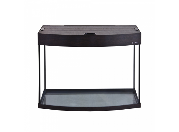 Аквариумный комплект AquaPlus LUX LED Ф105, МДФ, 99 л, фигурный, венге, свет