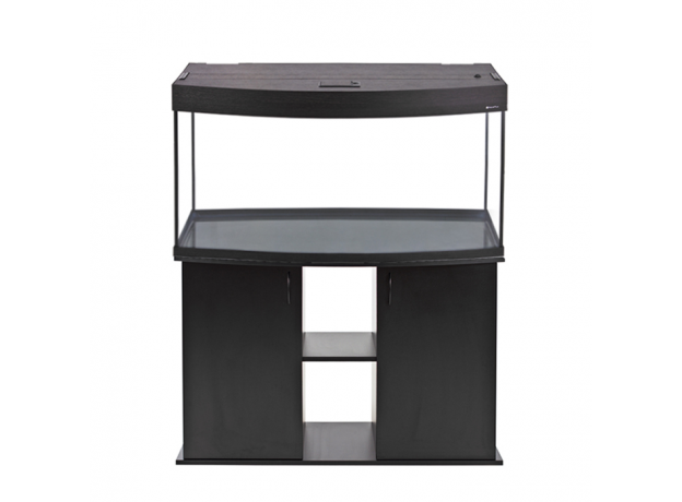 Аквариумный комплект AquaPlus LUX LED Ф245, ДСП, 213 л, фигурный, черный, свет
