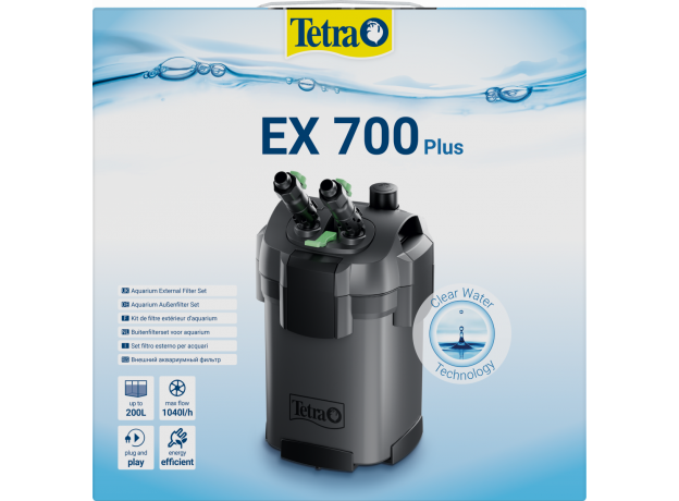 Внешний фильтр Tetra EX 700 Plus, для аквариумов 100 - 200 литров