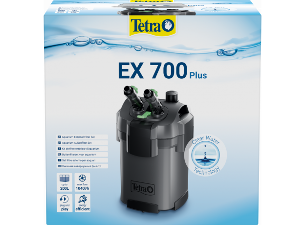 Внешний фильтр Tetra EX 700 Plus, для аквариумов 100 - 200 литров
