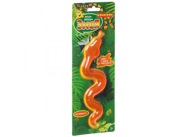 Игрушка Чудики Bondibon Лизун - липучка Змея