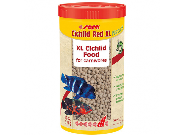 Корм для цихлид крупных размеров SERA CICHLID RED XL, 1000 мл (330 г)