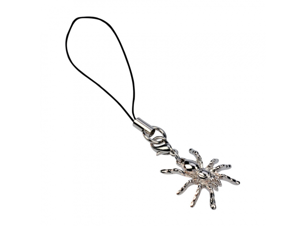 BLUE BUG Брелок металлический "Паук", серебряный, 11.5x5x1.5см (Германия)