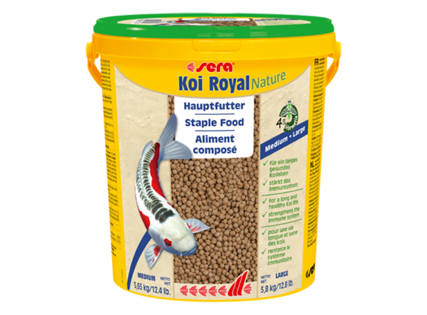 Корм для прудовых рыб SERA Koi Royal Nature Large, 21 л, 5.8 кг
