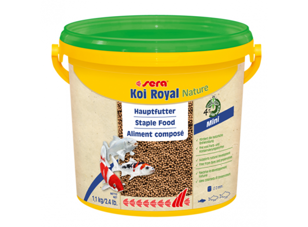 Корм для прудовых рыб SERA Koi Royal Nature Mini, 3800 мл, 1.1 кг