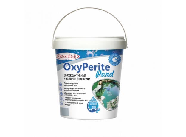 Препарат для обогащения воды кислородом и против водорослей в пруду OxyPerit Pond, 5 кг