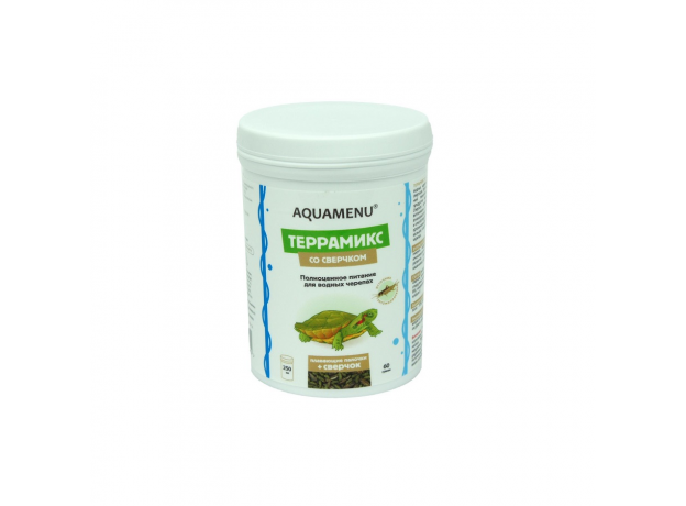 Корм AQUAMENU Террамикс 250 мл (60 г), со сверчком