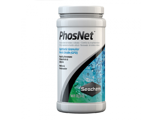 Наполнитель Seachem PhosNet для удаления фосфатов и силикатов (оксид железа), 125г, 50г на 200-400л