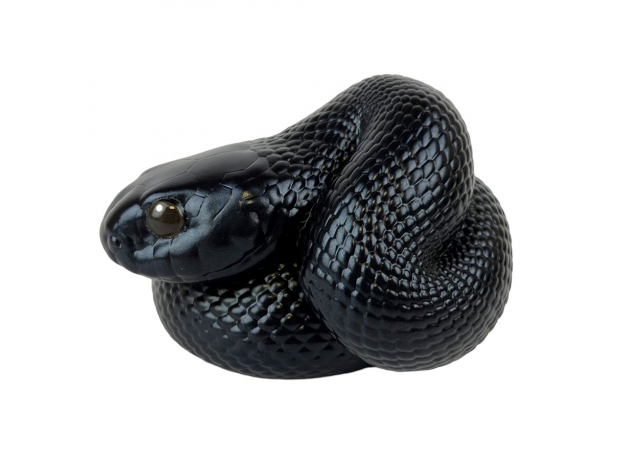 Коллекционная фигурка Королевская черная змея Нигрита (Lampropeltis getula nigrita)