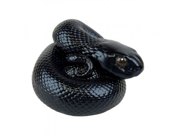 Коллекционная фигурка Королевская черная змея Нигрита (Lampropeltis getula nigrita)