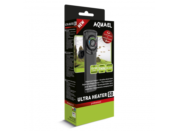 Нагреватель AQUAEL ULTRA HEATER  50 Вт ( 15-50 л), пластиковый корпус