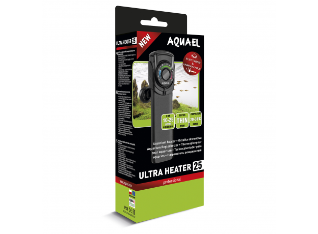 Нагреватель AQUAEL ULTRA HEATER 25 Вт ( 10-25 л), пластиковый корпус