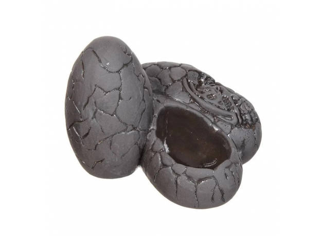 Декорация GLOXY Яйца динозавра S (черная) 15х14х11,5 см