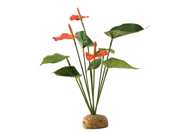 Искусственное растение Exo Terra  Anthurium Bush, пластиковое растение Антуриум кустовой