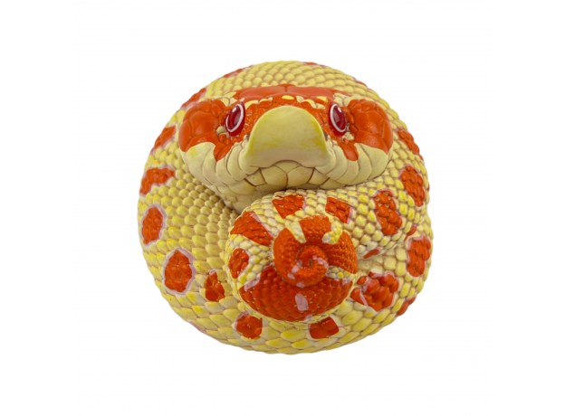 Коллекционная фигурка Свиноносый уж Альбинос (Heterodon nasicus albino)