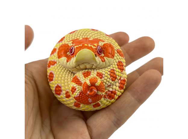 Коллекционная фигурка Свиноносый уж Альбинос (Heterodon nasicus albino)