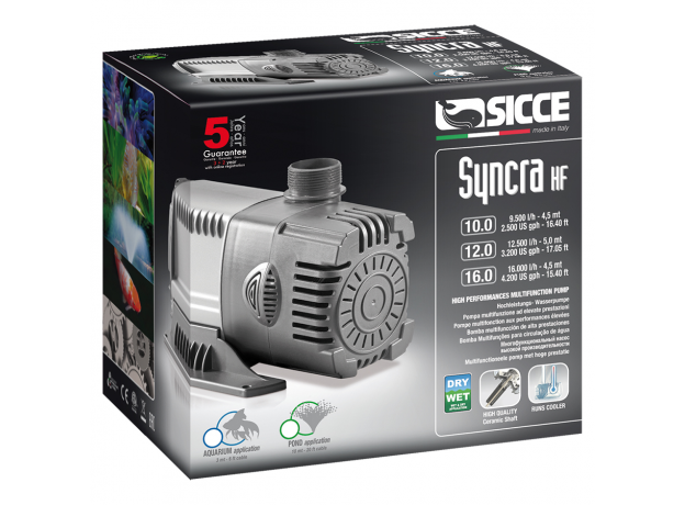 Помпа универсальная SICCE SYNCRA HF PUMP 10.0, 9500л/ч, подъем 4500 см
