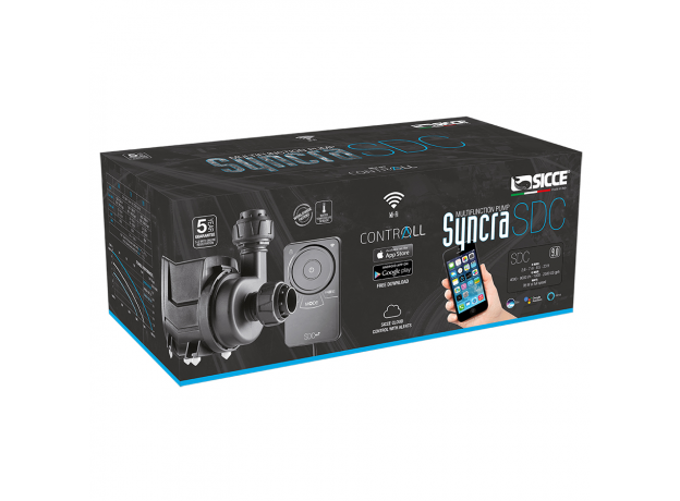 Помпа универсальная SICCE SYNCRA PUMP SDC 9.0 с WiFi Контроллером 4000-9000 л/ч, подъем 7 м.