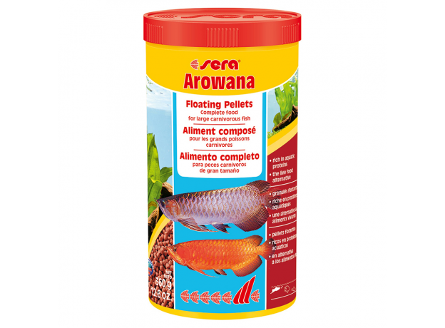 S0400 Сера Корм для арован AROWANA 1000 мл 360 г
