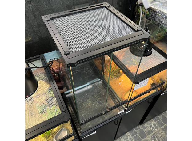 Террариум EXODESIGN Т-53 (300х300х600) модель S вент 12см мелкая сетка н/к