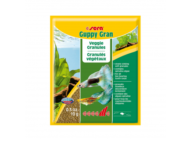 Корм сухой для гуппи Sera Guppy gran 10 г