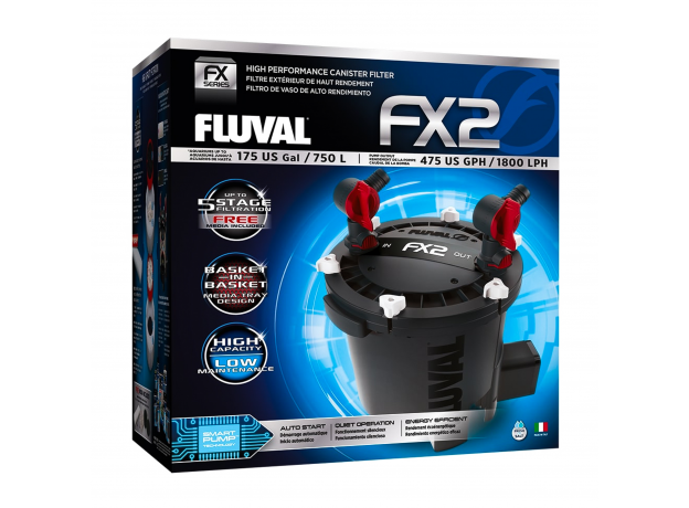 Фильтр внешний Fluval FX2, 1800 л/ч,  до 750  л