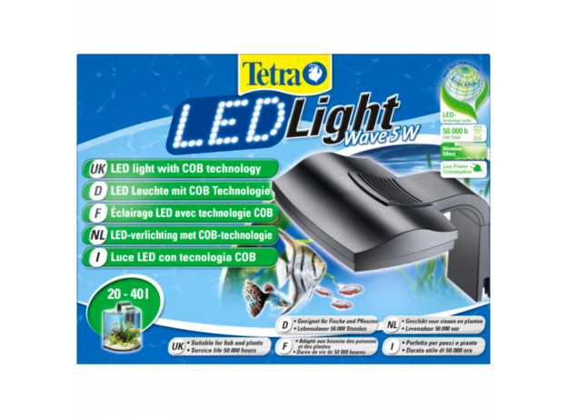 Светильник Tetra LED Light Wave 5 Вт, для аквариумов 20-40 л (макс.толщина стекла 6мм)