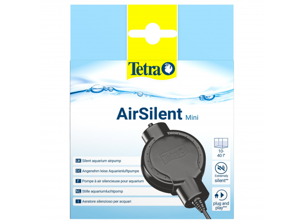 Компрессор Tetra AirSilent Mini 21 л/ч, для аквариумов 10-40 л