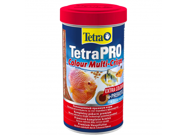 Корм для усиления насыщенности окраса Tetra Pro Color Crisps чипсы, 500 мл (110 г)