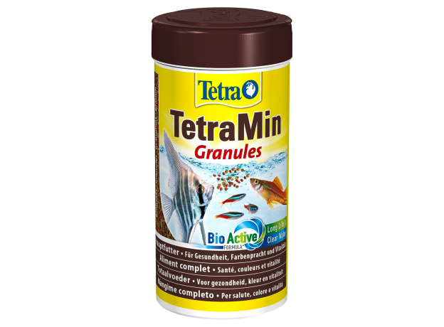 Корм для всех видов рыб Tetra TetraMin Granules гранулы, 250 мл (100 г)