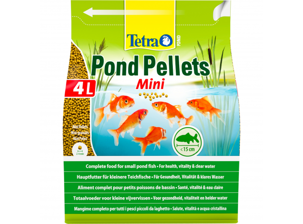 Специальный корм для прудовых рыб Tetra Pond Pellets Small 4 л (1050 г)