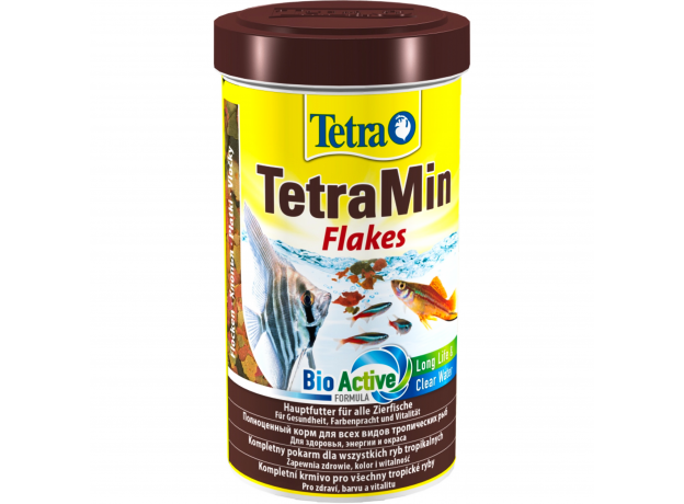 Корм основной для рыб Tetra TetraMin Flakes хлопья, 500 мл (100 г)