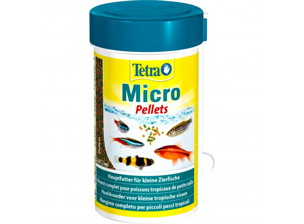 Корм для рыб Tetra Мicro Pellets микро-шарики, 100 мл (65 г)