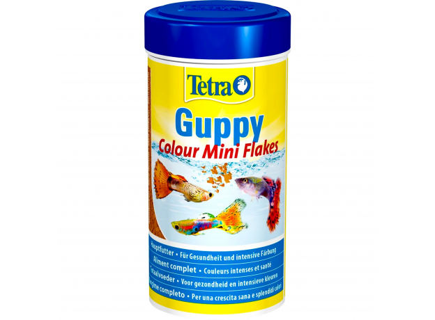 Корм для окраса гуппи Tetra Guppy Colour мелкие хлопья, 250 мл (75 г)