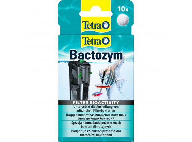 Средство Tetra Bactozym 10,  для биоактивации фильтра, 10 капсул