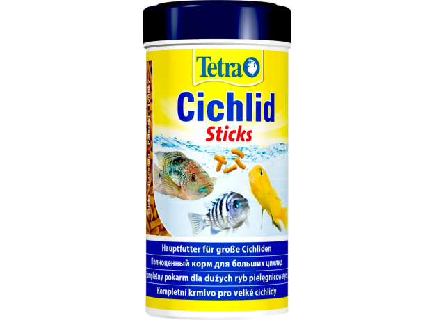 Корм основной для цихлид Tetra Cichlid Sticks палочки, 250 мл (75 г)