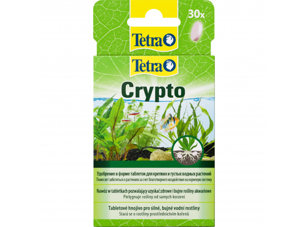 Удобрение Tetra Crypto 30 таблеток, для подкормки корневой системы водных растений