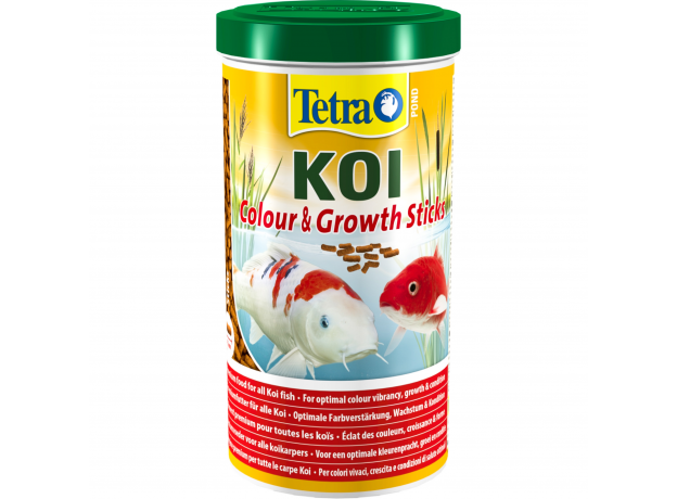 Корм для карпов кои Tetra Pond Koi Sticks Growth в форме палочек для крупных карпов кои, 1 л (270 г)