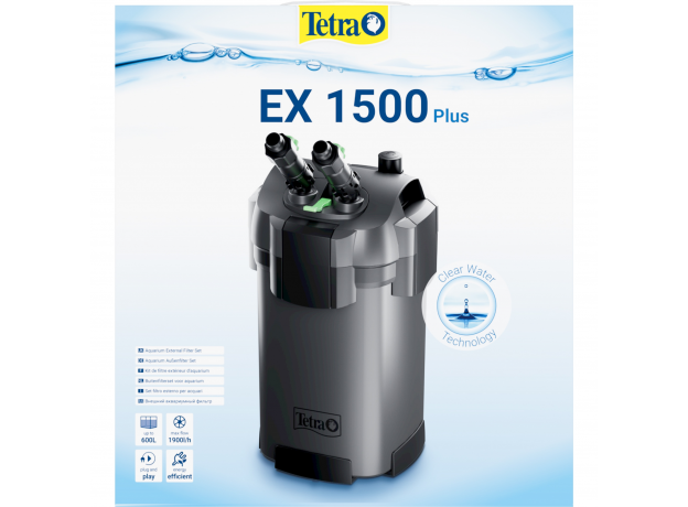 Внешний фильтр Tetra EX 1500 Plus, для аквариумов 300 - 600 литров