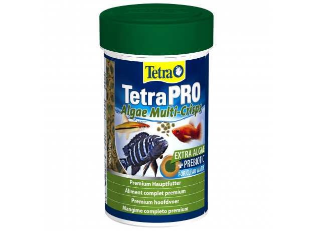 Корм для всех видов рыб со спирулиной Tetra Pro Algae чипсы, 100 мл  (18 г)