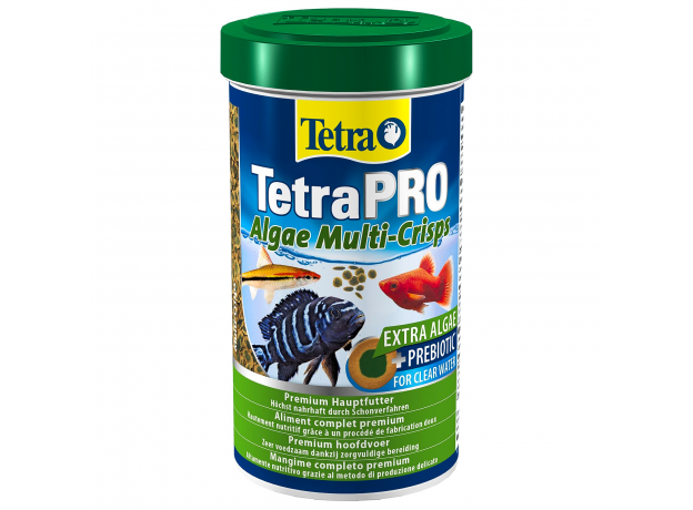 Корм для всех видов рыб со спирулиной Tetra Pro Algae чипсы, 500 мл (95 г)