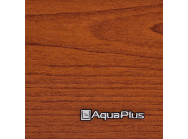 Аквариум AquaPlus 115 (800х350х490-6), 110 л. фигурный со светильником LUX 2х18 Вт, итальянский орех