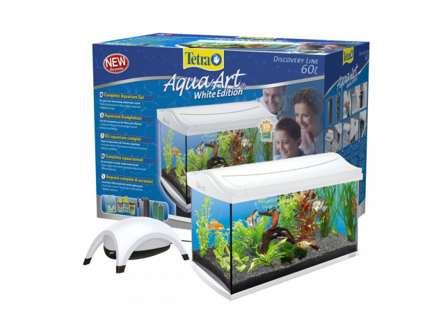 !Аквариум Tetra AquaArt Tropical 60 л, белый