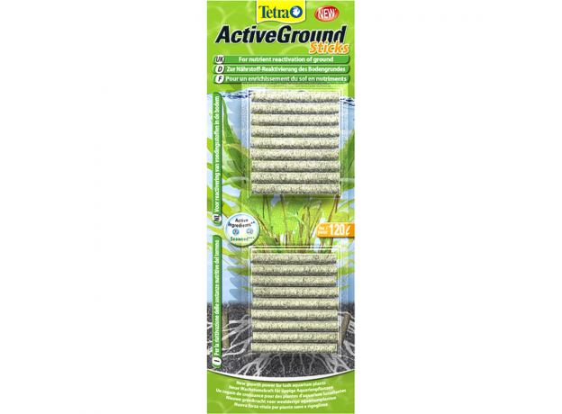 Удобрение Tetra ActiveGround Sticks в виде палочек, 2х9 шт