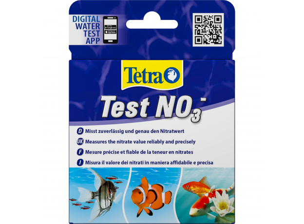 Тест для определения уровня нитратов в воде Tetra Test NO3 (три реагента)