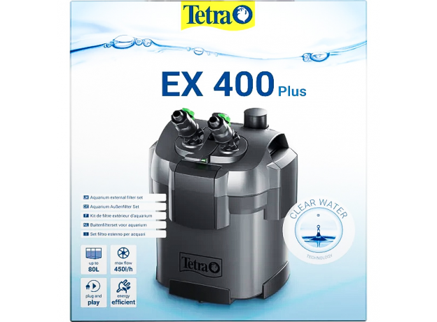 Фильтр внешний Tetra EX  400 Plus, 400л/ч (до 80 л)