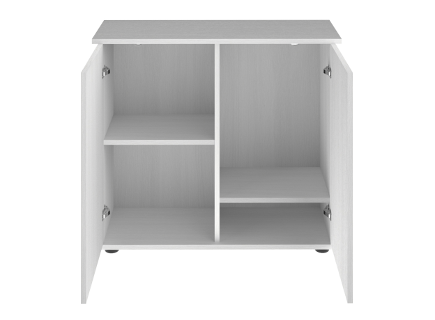 Подставка AquaPlus 83 (840х460х720) две дверки ДСП, белое дерево, в коробке